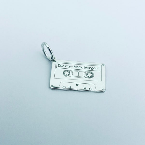 Pendentif cassette audio