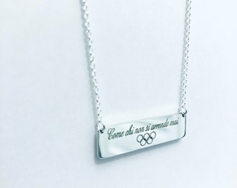 925 silver plate necklace