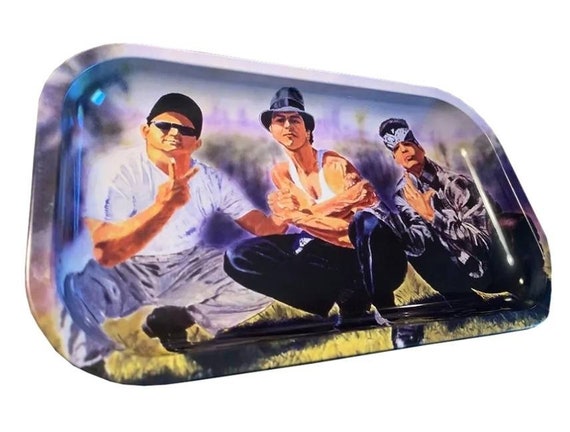 Blood splatter coffin trayrolling tray