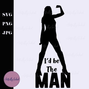 Taylor Swift Eras Tour Silhouette from The Man - PNG- SVG- JPEG
