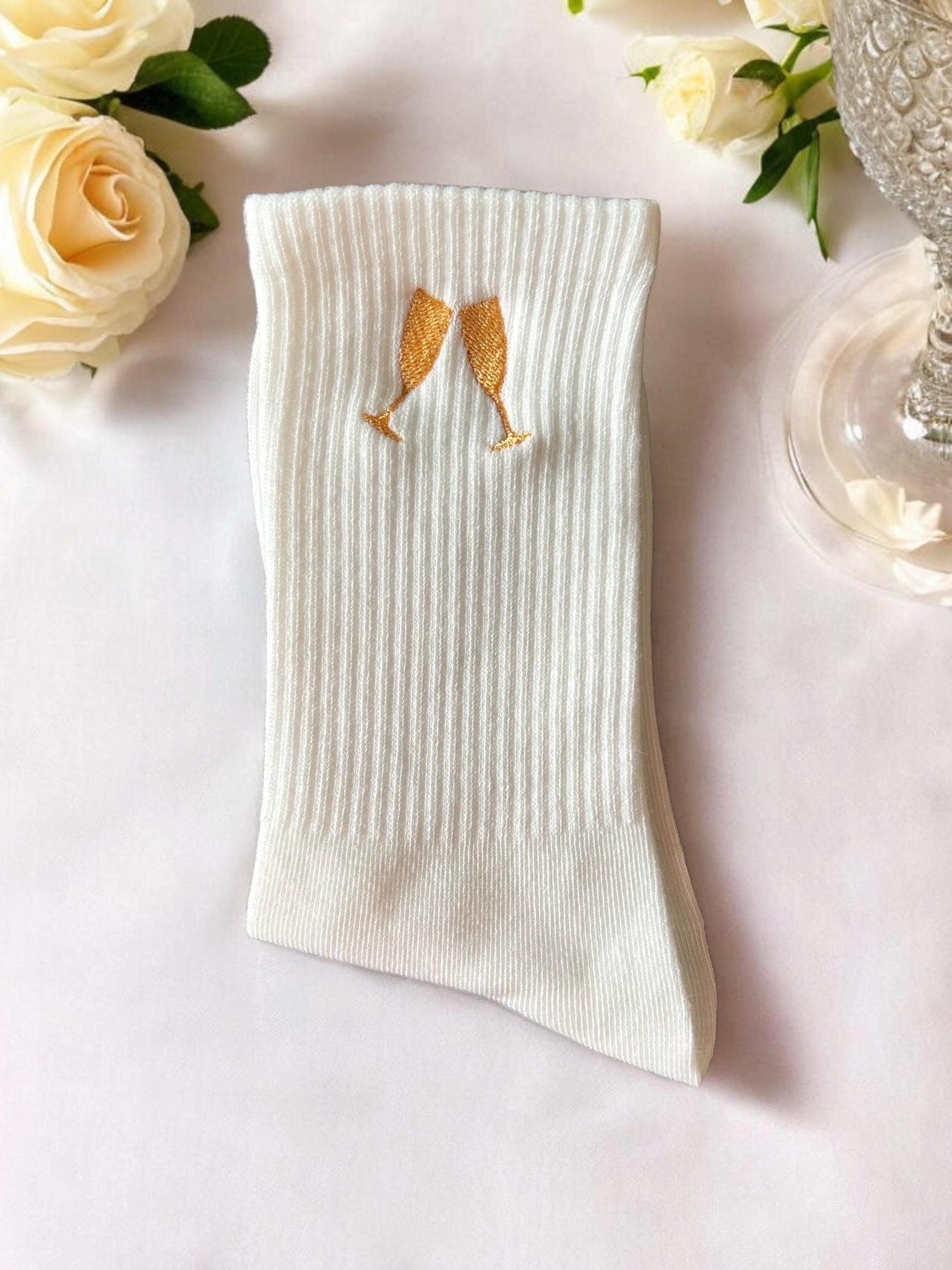 Champagne Socks - Etsy