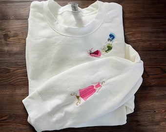 Fairy Godmothers Embroidered sweatshirt | Gift | Embroidery | Princess Crewneck | Girl Gift | Cute