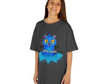 Anime Cat T-Shirt, K-pop Demon Hunter Kids Tee