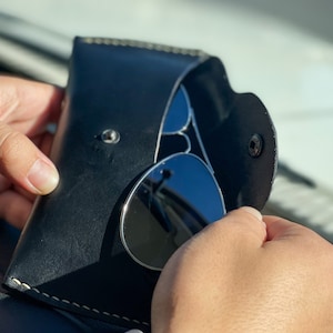 Leather Glasses Case