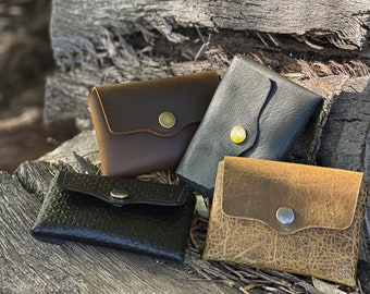 Compact Leather Card Wallet
