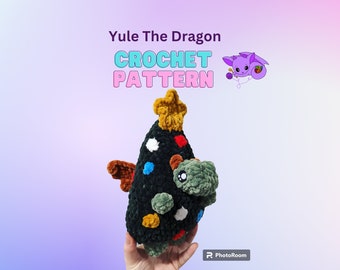 Yule The Dragon, Crochet Dragon Pattern