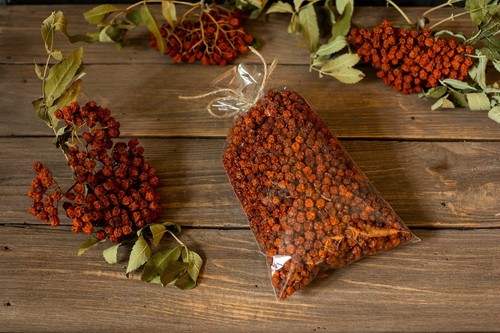 Dried Organic Rowan berries 300g Mountain Ash berries Sorbus Etsy