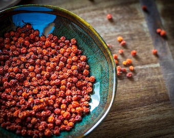 Dried Organic Rowan berries 50-100g Mountain Ash berries Sorbus aucuparia Luis magical ingredient Floral supplies