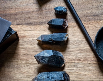 Ukrainian  Smoky Quartz crystal, morion quartz (Khoroshev deposit ) natural crystals