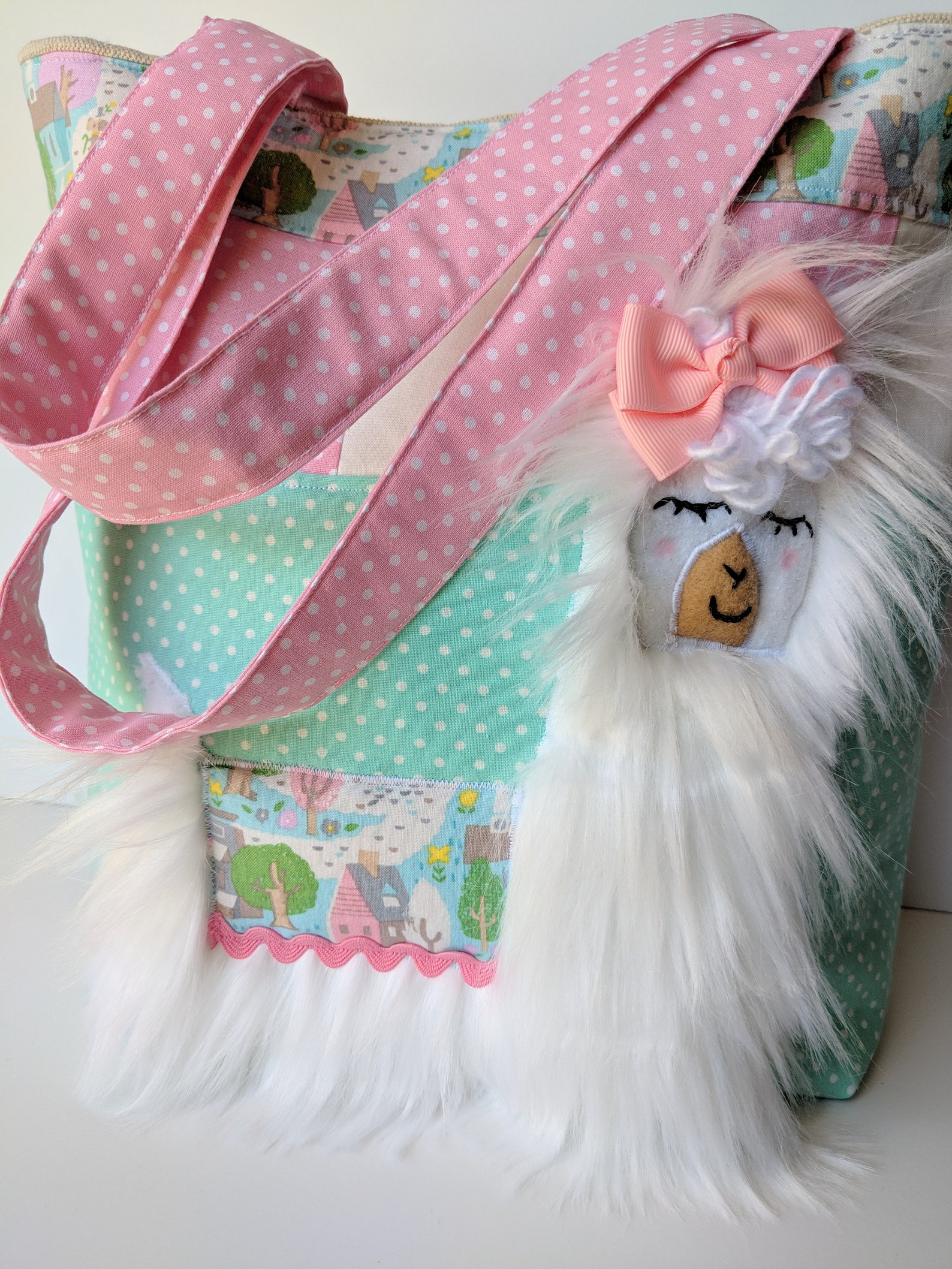 Llama Tote / Llama Tote Bag / Llama Bag Etsy