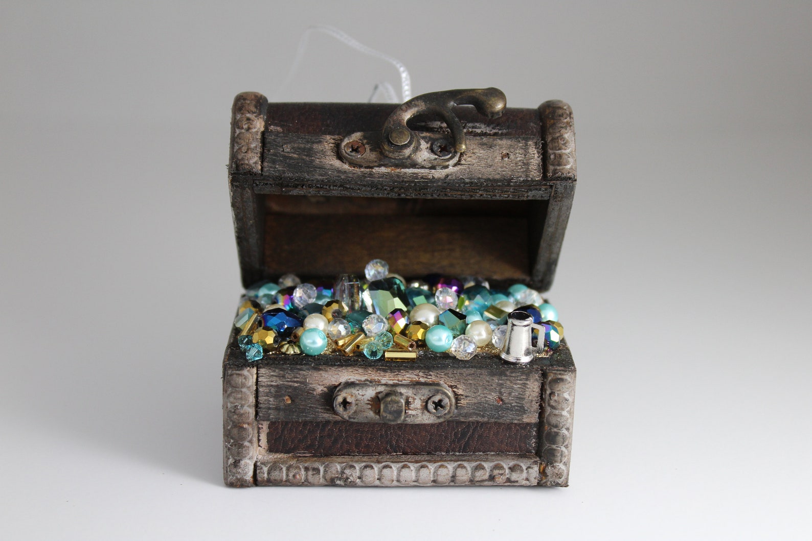 Treasure Chest Ornament Etsy