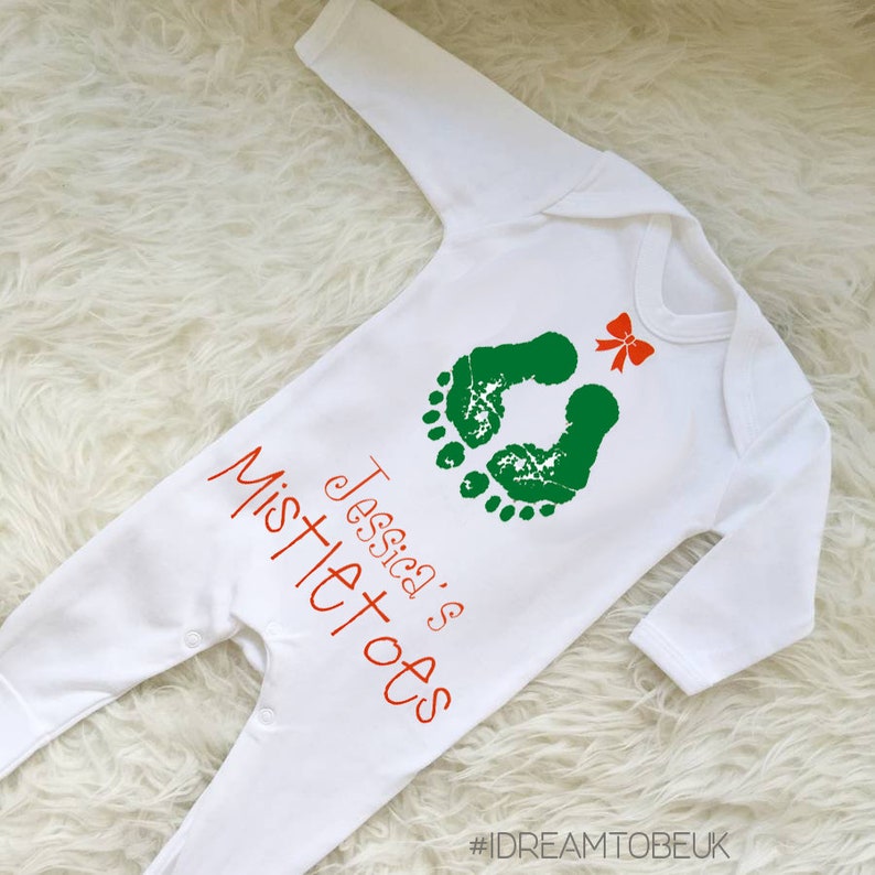my first christmas sleepsuit
