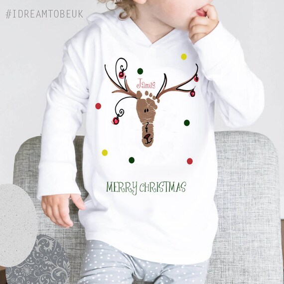 Personnalisé Bébé Bib-brodé Baby/'s 1st Noël 2019 cadeau RENNES