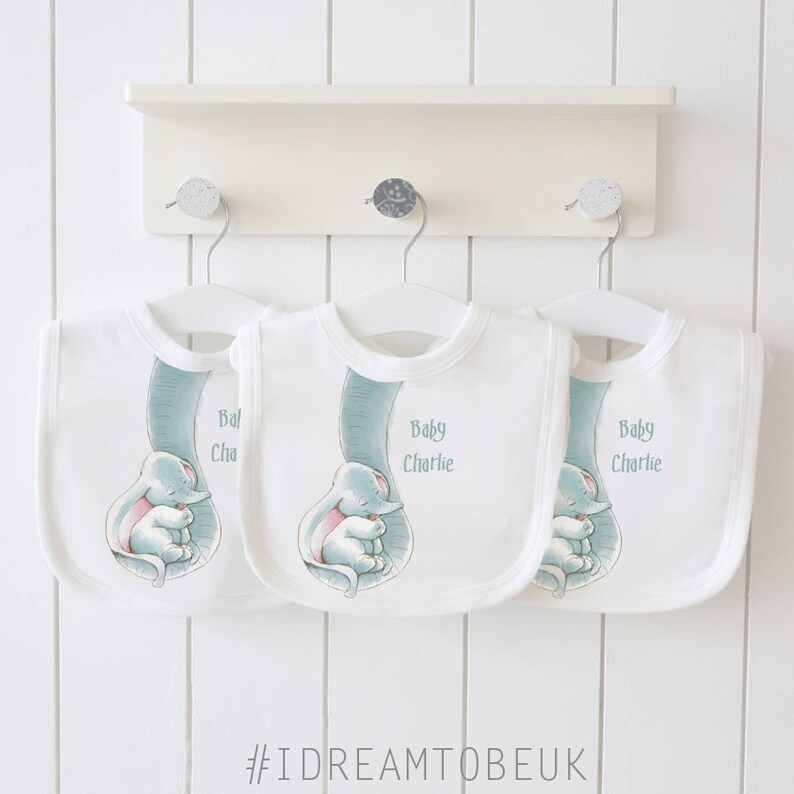 personalised dribble bibs