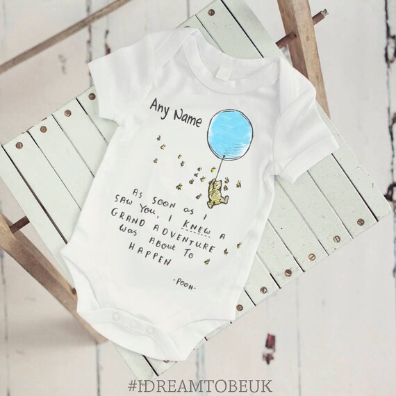 winnie the pooh personalised baby gifts