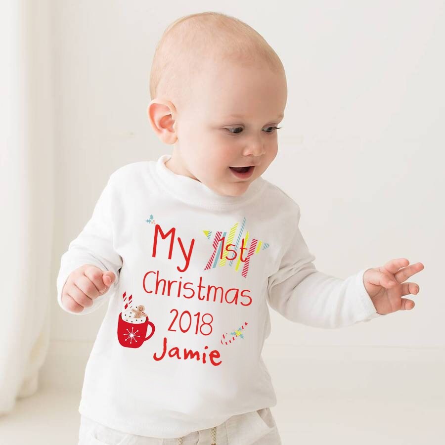 baby's first christmas jumper
