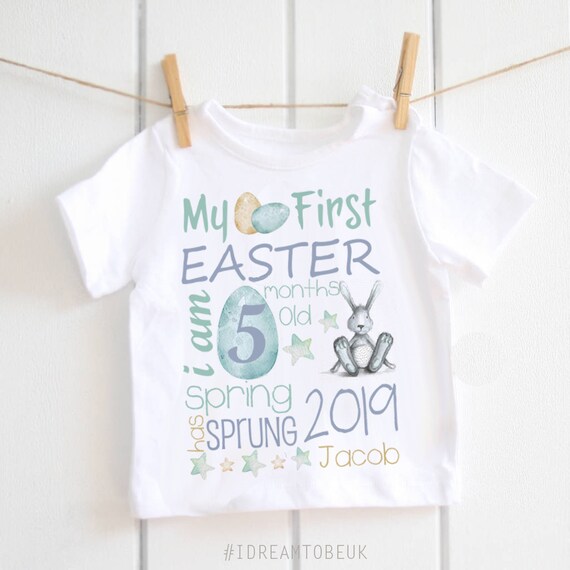 my 1st easter sleepsuit