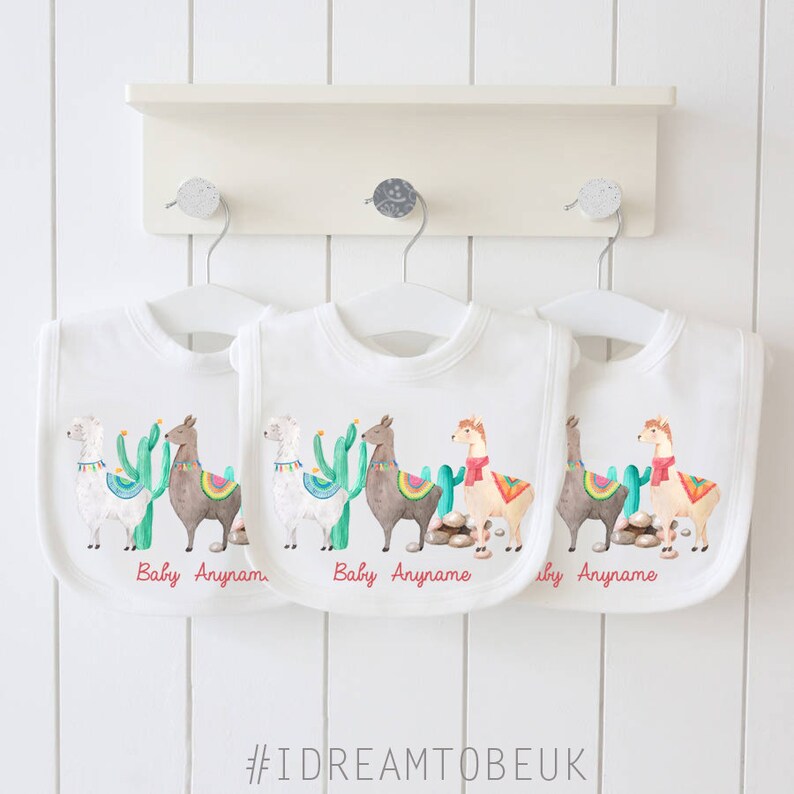 Personalised Baby Bib Dinosaur 1st Birthday Any Name Birthday Gift