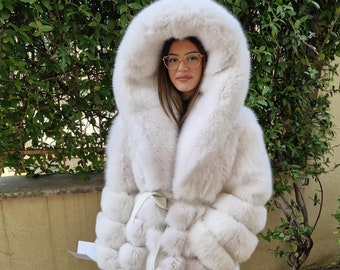 fox fur coat jacket jacket fur coat fox pelzmantel fourrue renard mex