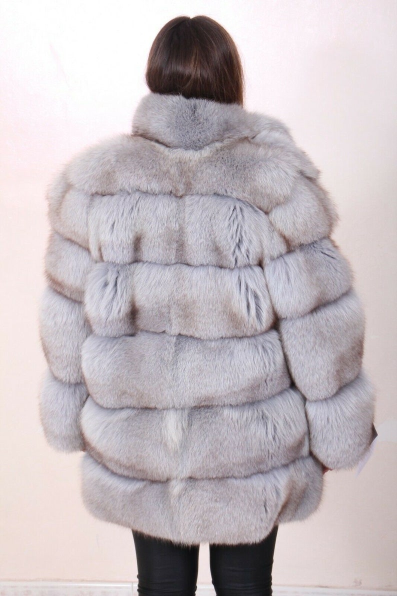 Fox Fur Jacket Jacket Fur Coat Fox Pelzmantel Fourrue Renard Mex - Etsy