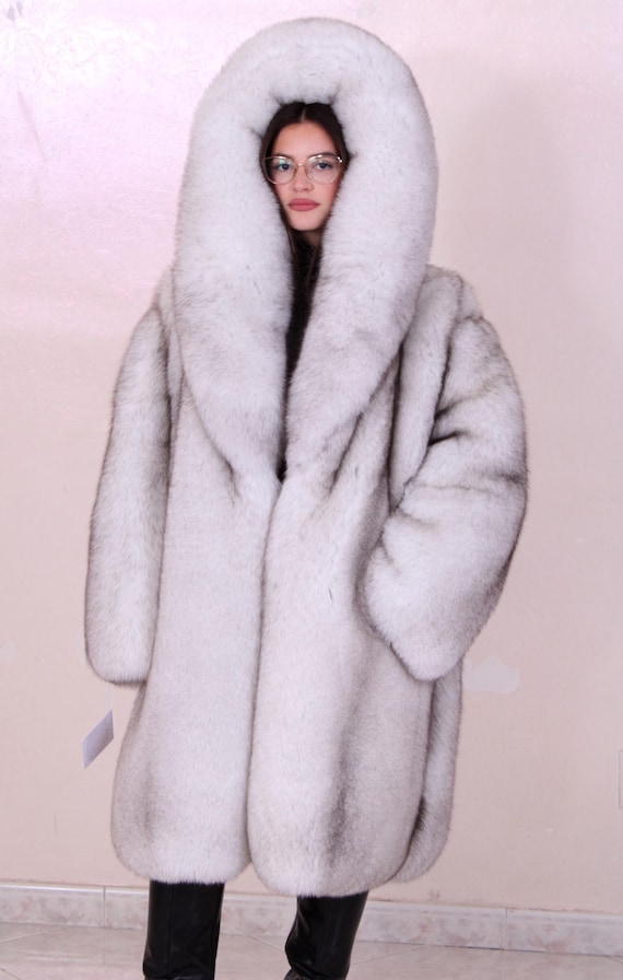 Fox Fur Jacket Jacket Fur Coat Fox Pelzmantel Fourrue Renard Mex