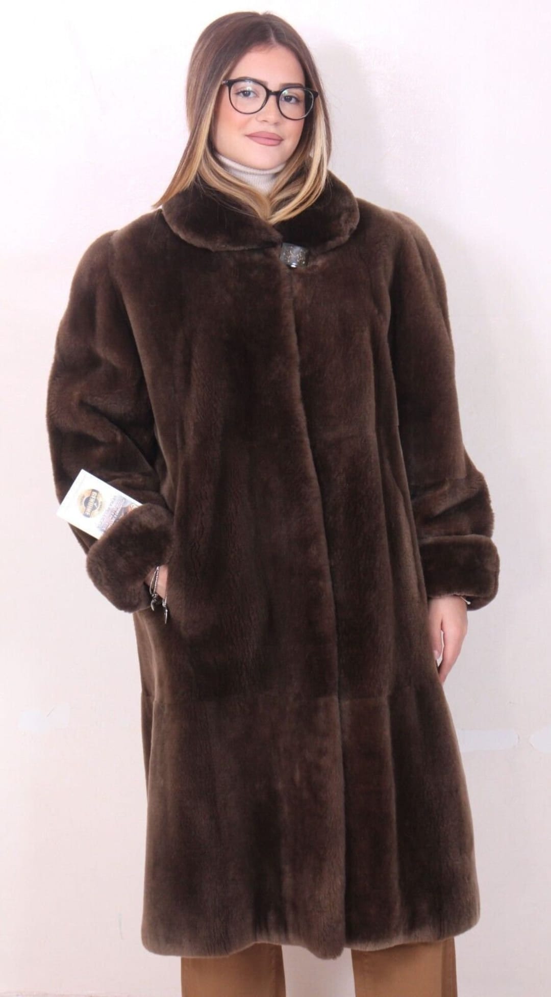 Beaver Fur Coat Shaved Beaver Fur Coat Bober Biber Pelzjacke Etsy