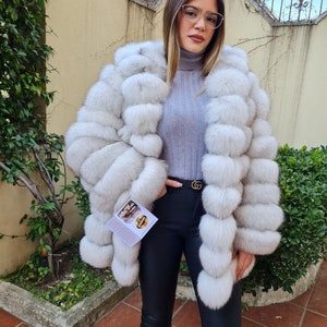 fox fur jacket jacket fur coat fox pelzmantel fourrue renard mex image 4