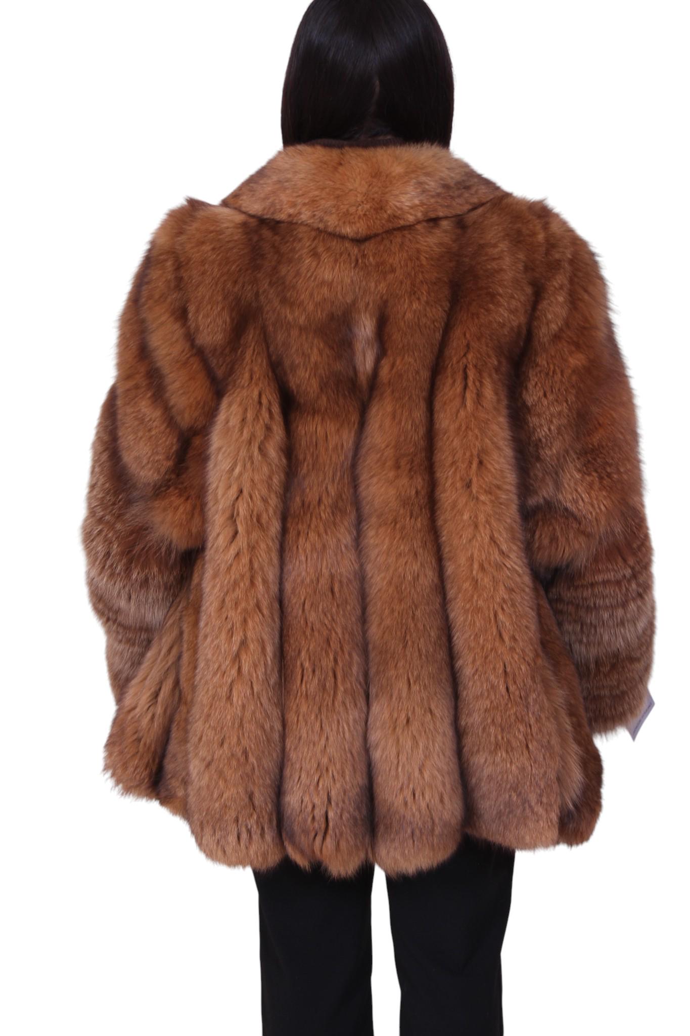 Fox Fur Jacket Jacket Fur Coat Fox Pelzmantel Fourrue Renard Mex