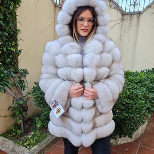 fox fur jacket jacket fur coat fox pelzmantel fourrue renard mex image 5