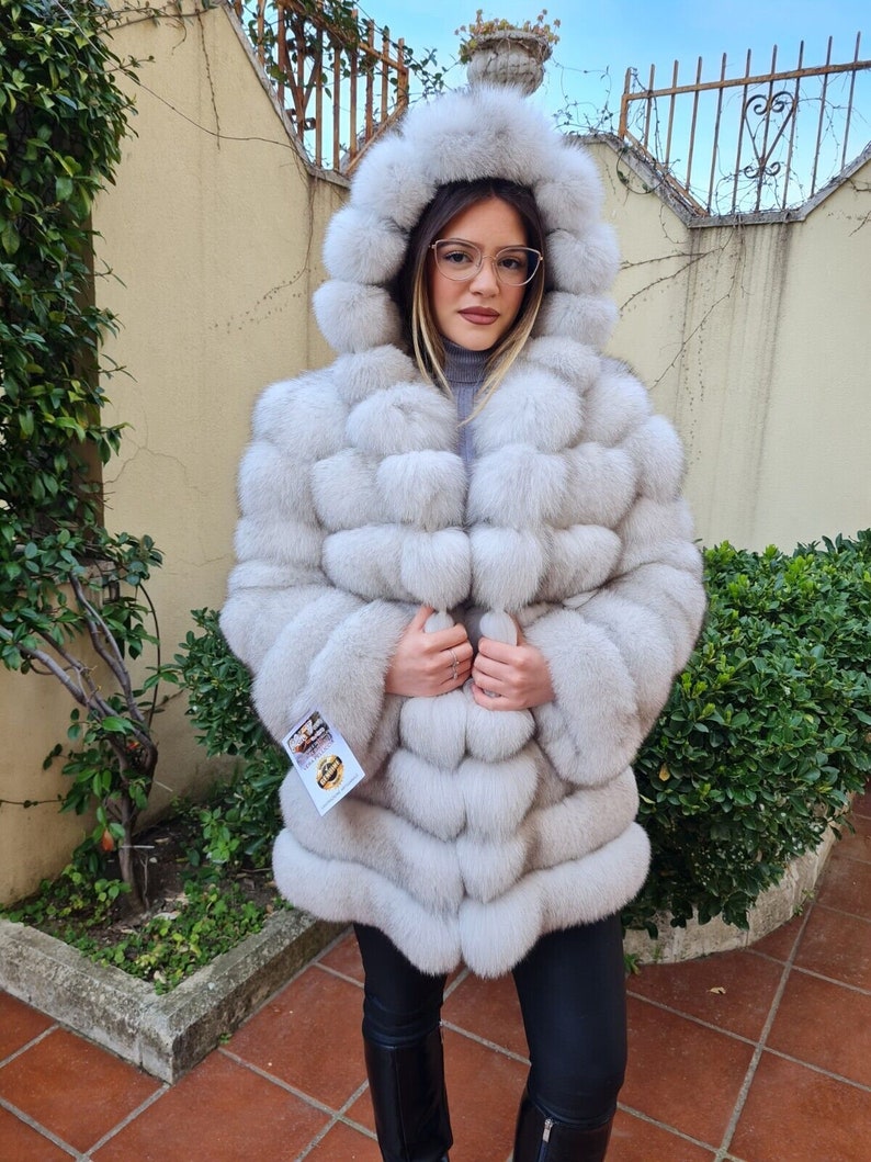fox fur jacket jacket fur coat fox pelzmantel fourrue renard mex image 5
