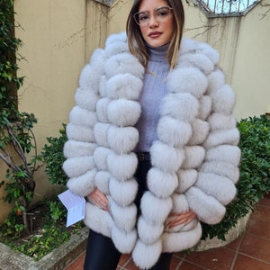 fox fur jacket jacket fur coat fox pelzmantel fourrue renard mex image 3