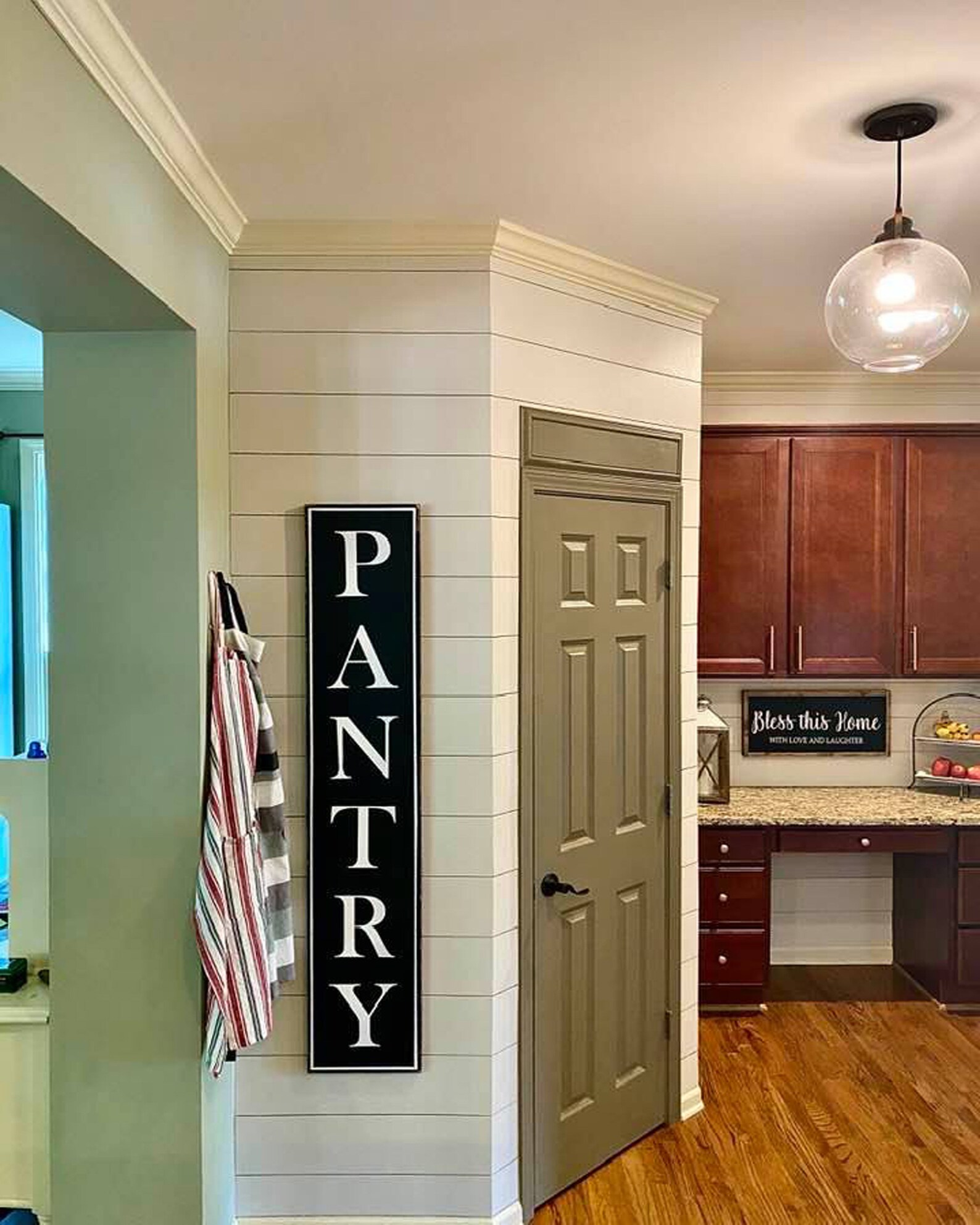 Large Pantry Sign Rustic Vertical Pantry Sign Farmhouse Etsy