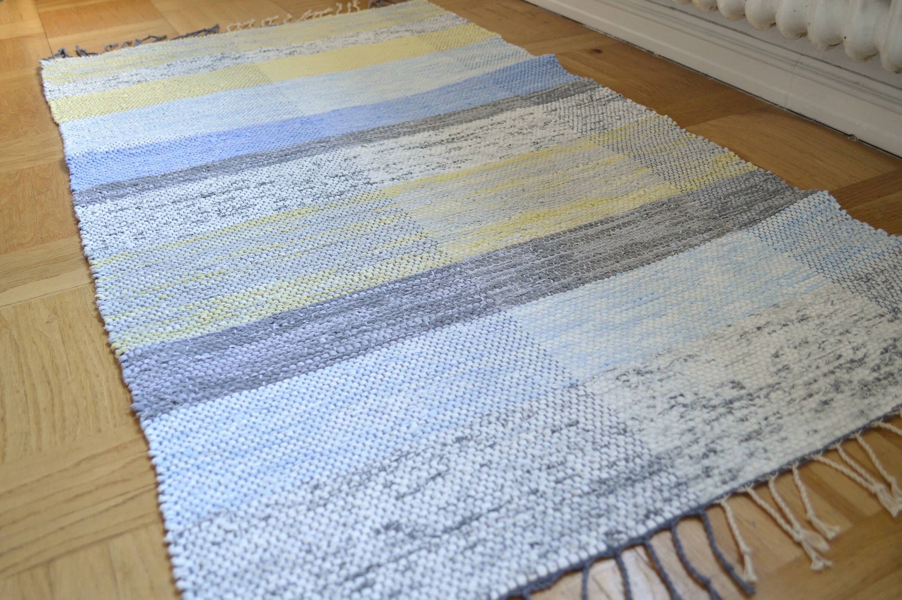 Handgewebte Stoffdecke trasmatta No.1 | Etsy