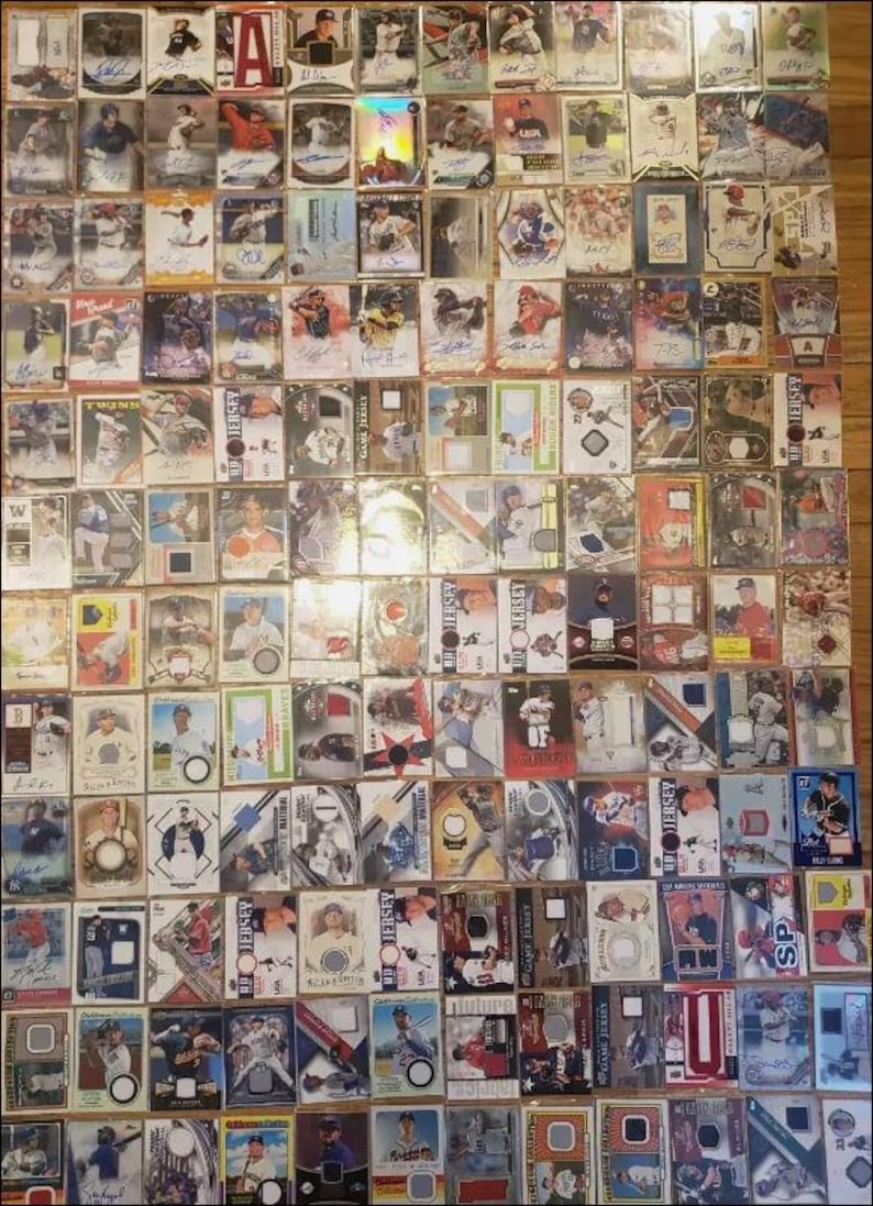 huge-baseball-card-lot-autographs-jersey-patches-estate-sale