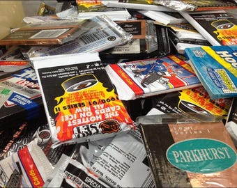 Vintage NHL Hockey Cards 100+ Cards in Packs from the Late 80s and Early 90s Estate Sale Liquidation Lot