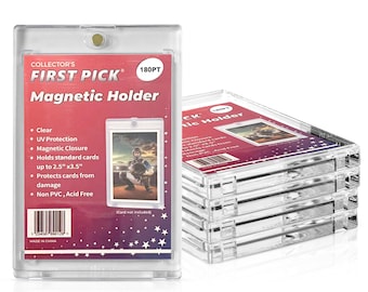 one touch card holder with penny sleeve Amazon.com: Box(25) Pro-Mold 35pt. Magnetic One Touch Card Holders Holds  Sleeved Card MH35S : Toys & Games main image 0