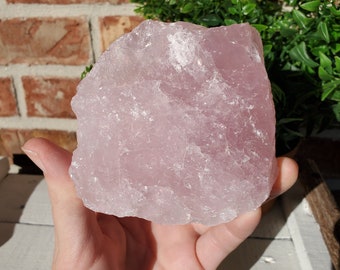 Rose Quartz, Large Raw Rose Quartz, Rose Quartz Rough