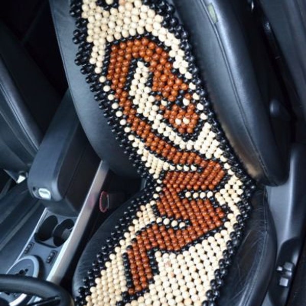 Beaded Car Seat Cover Snake Massager Seat Cover Cover for car seat, universal.Size -127/49/36 cm. Beautiful gift for husbant, dad, father...