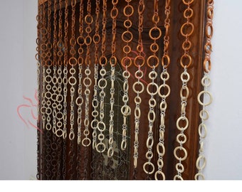 Door Curtain door beads door bead curtain  Decor Wood blinds Door Beads Curtains Beaded Door Curtain Wood Bead Door Curtain Handmade