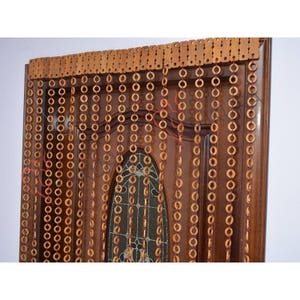 Door bead Curtain Decor for living room Wood blinds Door Beads Curtains Beaded Door Curtain Wood Bead Door Curtain Handmade Door curtain