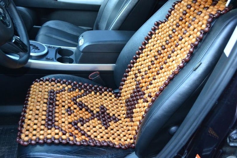 Beaded Car seat cover with headrest for car chair pads stool Etsy