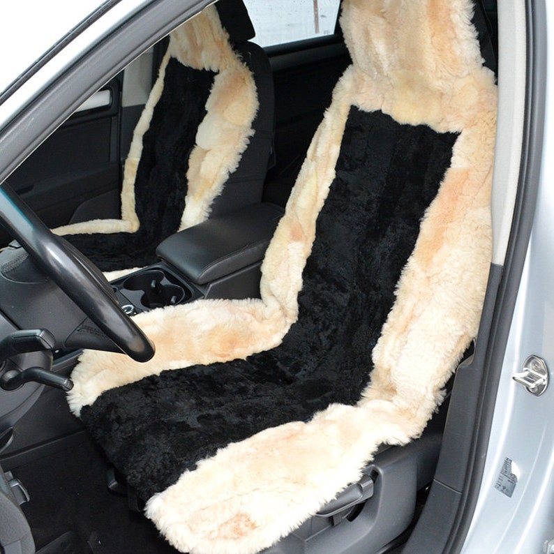 Sheepskin Car Seat Cover 45x22inch Universal Genuine Sheepskin Etsy