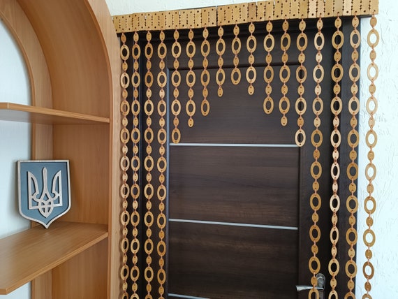 Tür Perle Vorhang Dekor für Wohnzimmer Holz Jalousien Tür Perlen