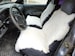 Car seat cover for car White genuine Sheepskin universal cape headrest Warm seat cover for car chair wool warm cloak covers for vehicle 