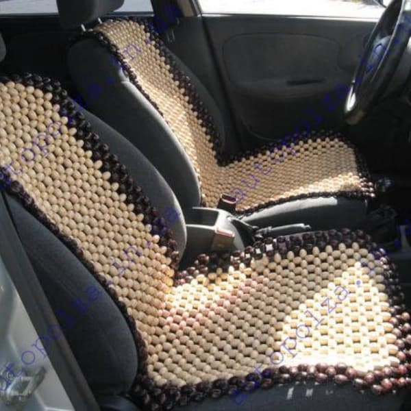 Beaded Car Seat Cover for car  Massager car Seat Cover pattern wood Car Accessories wooden beads Cover for car seat universal Beautiful gift