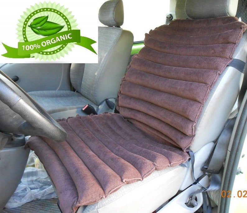 Organic Orthopedic Car Seat Cover Filling Buckwheat Hulls For Chair Pads Stool Vihicle Truck Massage Back Gift