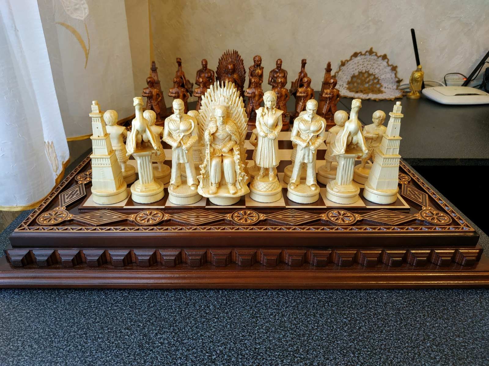 Chess set Royal Classic Wooden board with chess -  Portugal