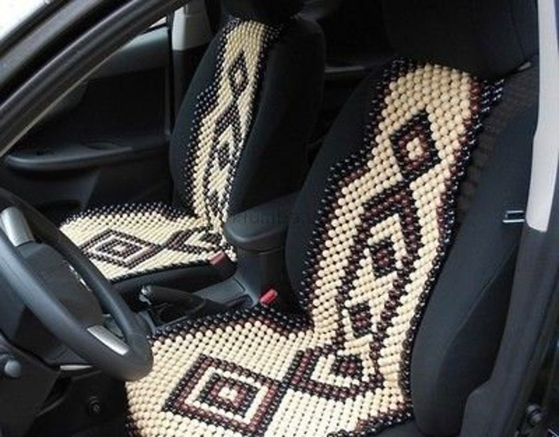 Beaded Car Seat Cover for car Massager car Seat Cover pattern Etsy