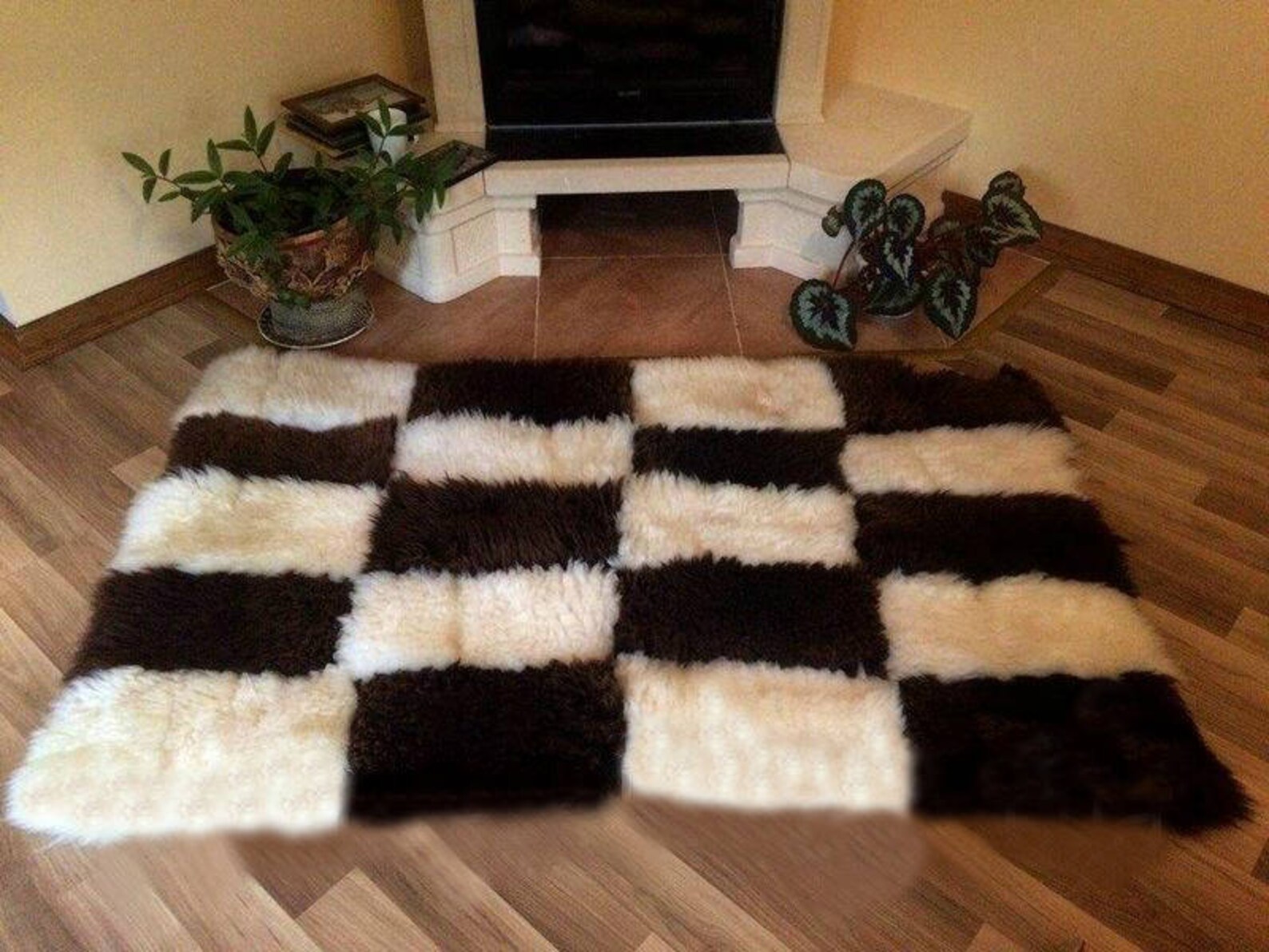 Коврик из шубы своими руками