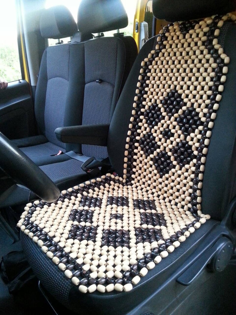 Beaded Car Seat Cover For Wooden Beads Massager Wood Cape Back